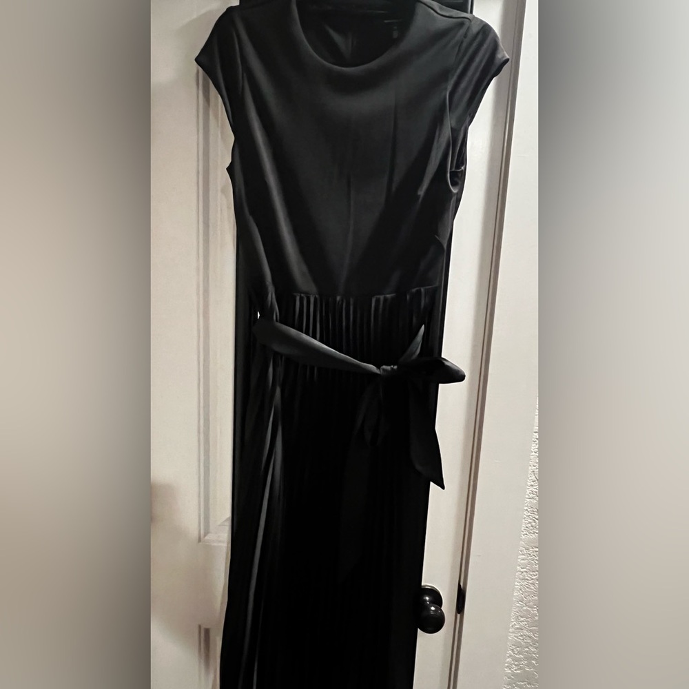 White House Black Market Black Midi Dress